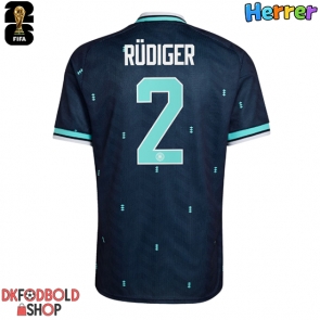 Tyskland Antonio Rudiger #2 Udebanetrøje VM 2026 Kort ærmer